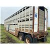 Image 4 : Chamberlain 45ft. Cattle liner, Tandem. (Poor, Farm Use Only) Sold as Is