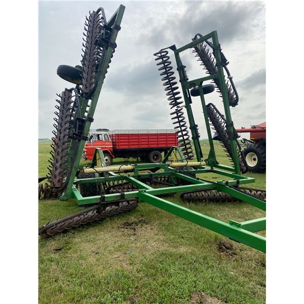 Approx., 35ft Coil Packers c/w Rotating Harrows