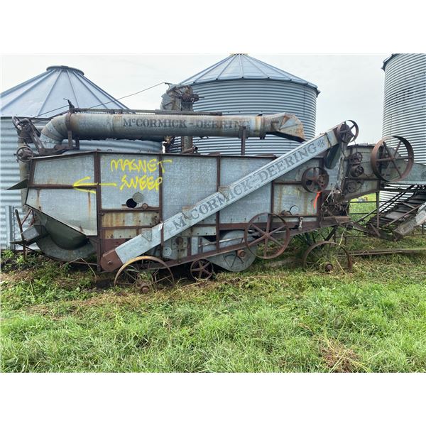 McCormick Threshing Machine ON Steel