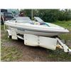 Image 1 : Glastron 18ft. Open Bow Boat c/w 90 h.p. Evinrude & 6 h.p. Evinrude c/w Trailer, SN. GLA12974C898, T