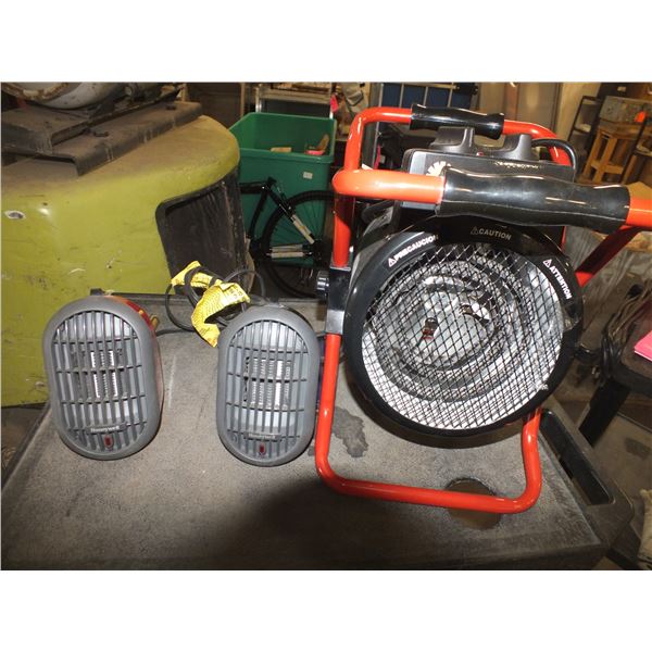 3 Small Space Heaters