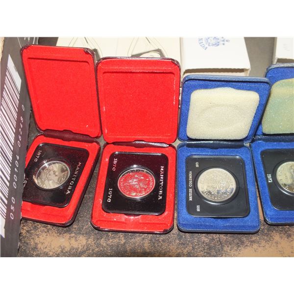 7 Canadian Dollers & 1 Doll Ornament