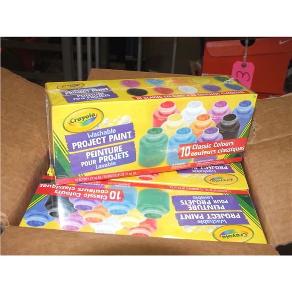 1 Case Of Crayola Washable Project Paint