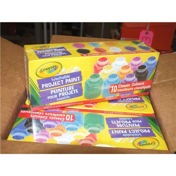 1 Case Of Crayola Washable Project Paint