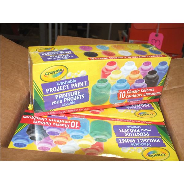 1 Case Of Crayola Washable Project Paint