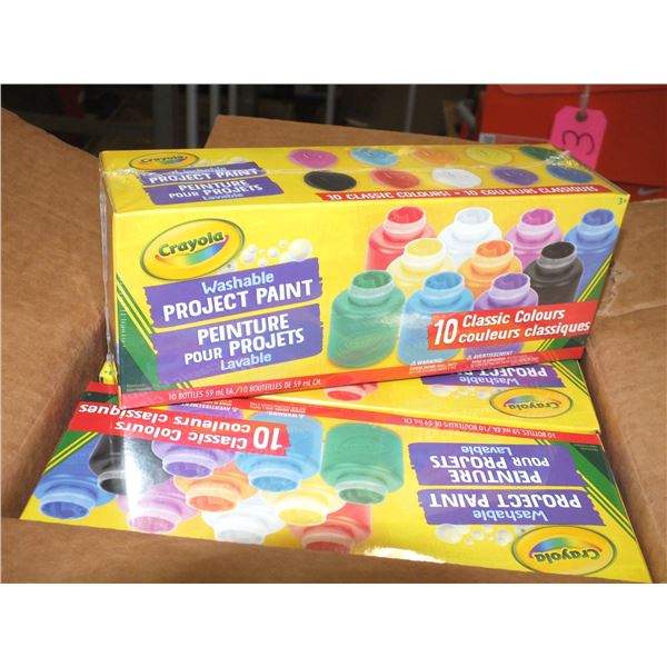 1 Case Of Crayola Washable Project Paint