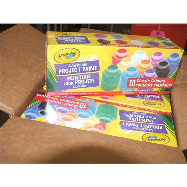 1 Case Of Crayola Washable Project Paint