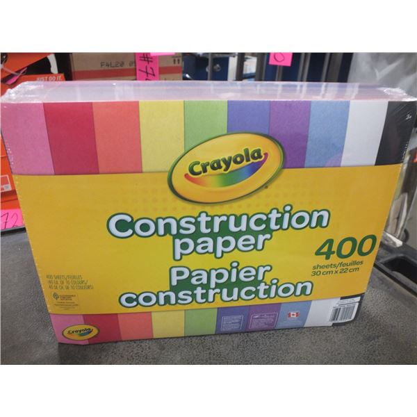 1 case Of Crayola Construction Paper