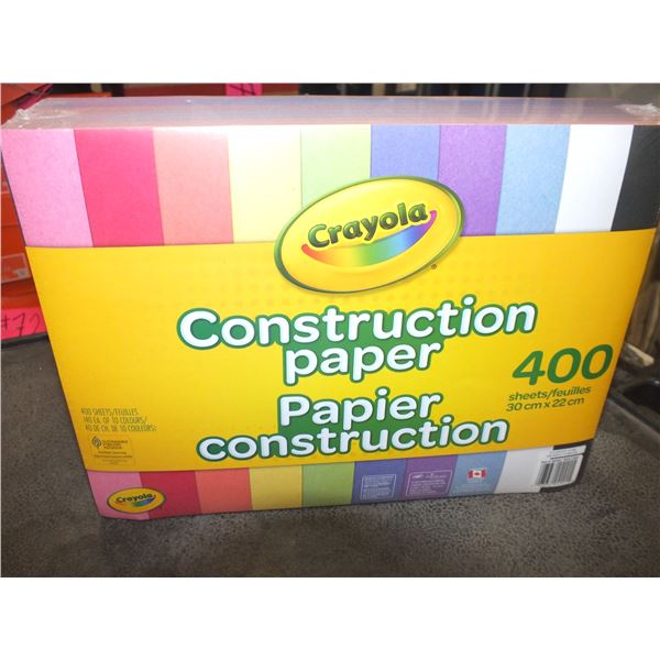 1 case Of Crayola Construction Paper