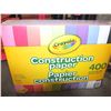 Image 1 : 1 case Of Crayola Construction Paper