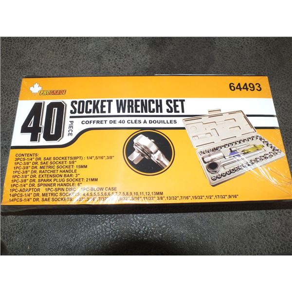 40pc Socket Wrench Set