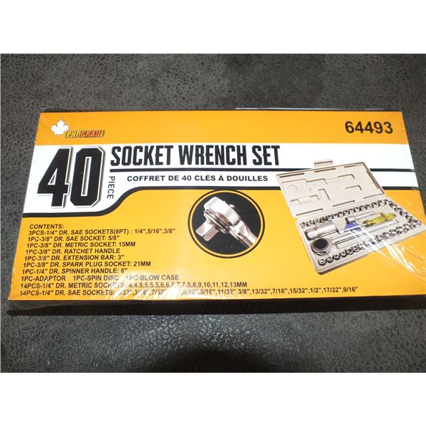 40pc Socket Wrench Set