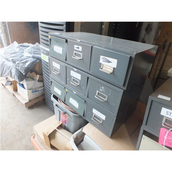 3 Metal Storage Cabinets