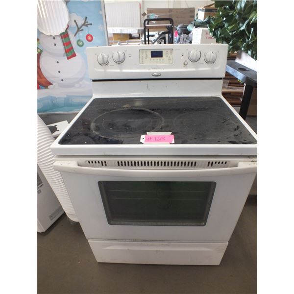 Whirlpool 4 Burner Smooth Top Stove