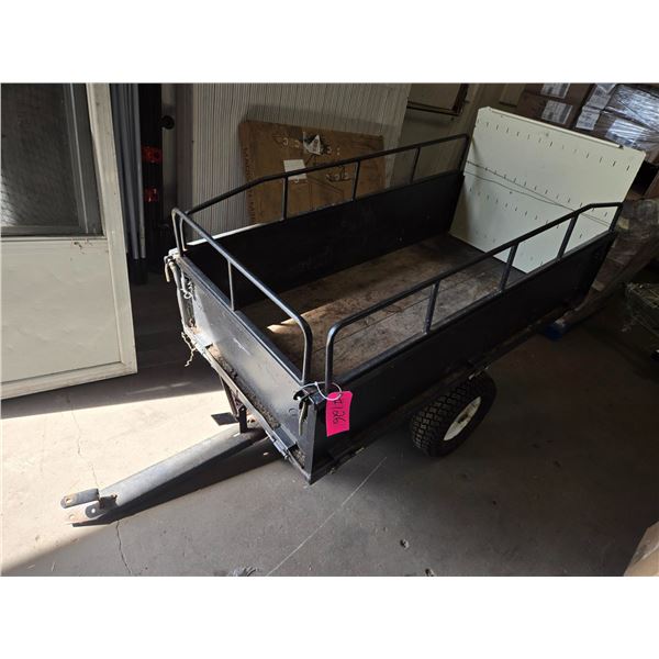 Utility Tilt Trailer for Garden Tractor