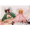 Image 2 : Eight vintage Nancy Ann Storybook dolls including six 5 1/2" and one 4 1/2"