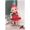 Image 2 : Fairyland Puki Puki 3 1/2" elf with extra magnet sleep face, hands and feet plus original outfit , a