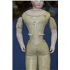 Image 8 : Antique Jumeau French fashion doll with bisque head and forearms on kid leather body.