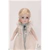 Image 2 : Two collectible Cathy Hansen bisque reproduction dolls including 2004 UFDC 7" Nicole and a 5 1/4" mi