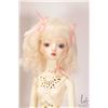 Image 2 : Resin Menagerie Angel Egg doll by Marmite Sue, hand painted resin ball jointed doll with AE Dentelle