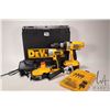 Image 1 : Dewalt DW988 18V Heavy Duty 1/2" drill w/ fitted hard case, two batteries and charger. Plus a Dewalt