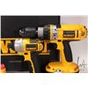 Image 2 : Dewalt DW988 18V Heavy Duty 1/2" drill w/ fitted hard case, two batteries and charger. Plus a Dewalt