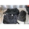 Image 1 : Two lap top bags including a Kenneth Cole leather bag and a Storm Tech webbed bag. Plus a small back