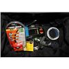 Image 2 : Selection of new in package items including digital plum measure, laser mouse, bullet level, voltage