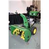 Image 1 : John Deere 1330SE gas powered snow blower and fuel can. Working at time of cataloging