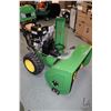 Image 8 : John Deere 1330SE gas powered snow blower and fuel can. Working at time of cataloging