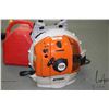 Image 2 : Stihl BR 600 Magnum gas powered blower and fuel can. Working a time of cataloging