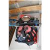Image 1 : Selection of hand tools including combination wrenches, 1/2" impact wrench, 8 piece 3/8" drive impac