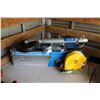 Image 1 : Power Fist 1500 lb bolt on swivel trailer jack and a 10,000 lb Erickson ratchet strap
