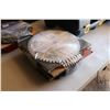 Image 1 : Four re-sharpened 10" saw blades and a stacking dado blade set