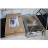 Image 1 : 30 bin wall mount storage rack and a platform hand truck. Both new in package