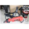 Image 2 : Selection of power tools including Craftsman 600 router, Craftsman belt sander, Master Craft 4 1/2" 