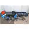 Image 1 : Four metal saw horses and three packs of bungee cords