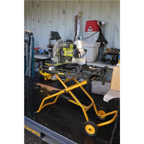 Ryobi TSS102L 10" compound miter saw and folding stand
