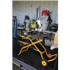 Image 1 : Ryobi TSS102L 10" compound miter saw and folding stand