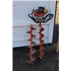 Image 1 : Pro Force Tonka gas powered post hole auger w/ 4" & 6" augers. Not running at time of cataloging
