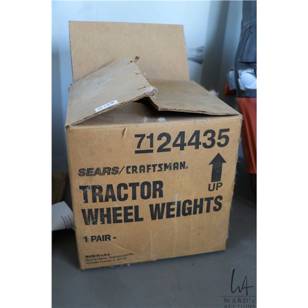 Set of Craftsman tractor wheel weights #7124435