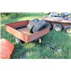 Image 1 : Small utility dump trailer w/ 1 7/8" ball hitch. Box measures 50" square