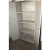 Image 2 : Metal storage locker w/ double doors and three shelves. Measures 66" H x 30" W x 15" D