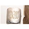 Image 2 : Antique Deco steel chain maille purse dated 1918 and a nickel silver cigarette box