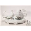 Image 1 : Two Rosenthal porcelain doves, each approximately 7" in length. Note: Not available for shipping. Lo