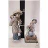 Image 2 : Two Lladro figurines including "My Precious Bundle" #5123 1980, 10" in height and "Japanese Girl Gat