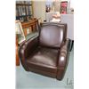 Image 1 : Modern mid century style brown tub style parlour chair