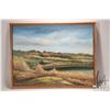 Image 2 : Richard Dixon framed acrylic on canvas painting, on verso "Dawson Park Corner" and signed by artist,
