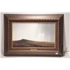 Image 2 : Harold L. Lyon framed oil on board painting, titled on verso" Lone Bird", signed by artist 12" X 20"
