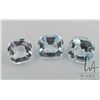 Image 1 : 12.05 ct Certified Blue Aquamarine gemstone Parcel .Certificate provided by consignor